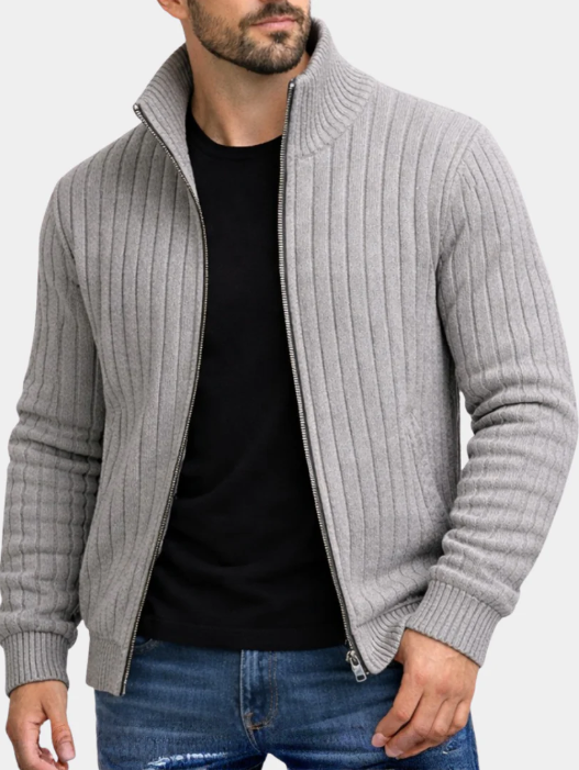 UrbanZip - Gilet classico elegante con zip
