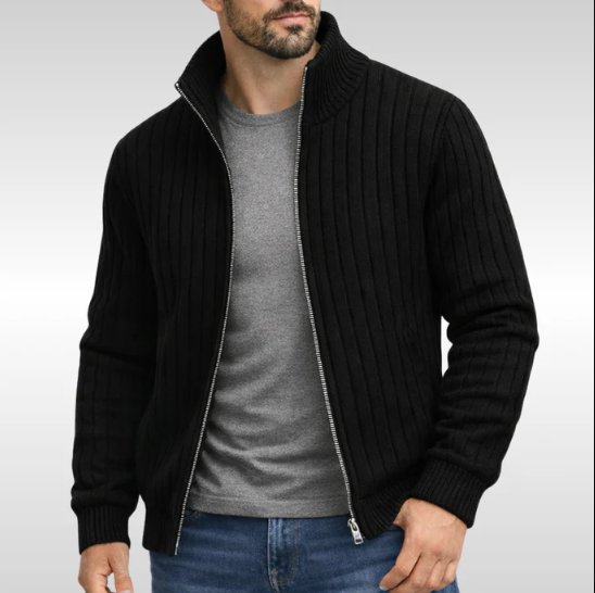 UrbanZip - Gilet classico elegante con zip