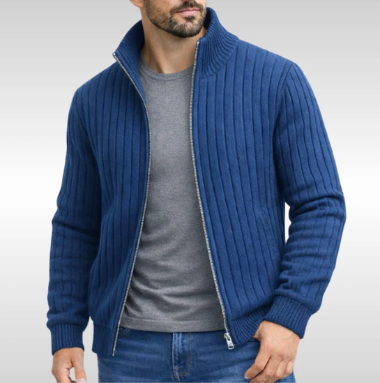 UrbanZip - Gilet classico elegante con zip